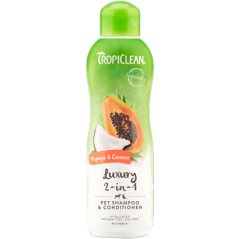 Tropiclean Papaya and Coconut Shampoo and Conditioner 355 ml