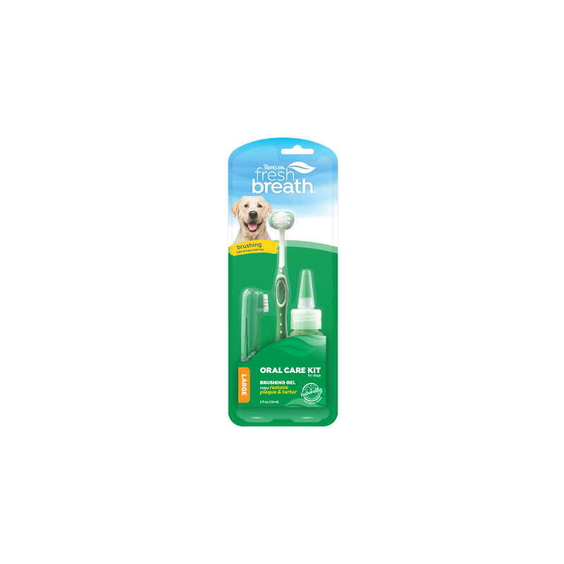 Tropiclean Fresh Breath Oral Kit for Large Dogs 1 kit