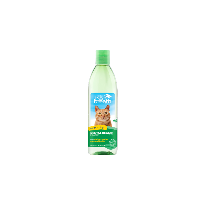 Tropiclean Fresh Breath Dental Solution for Cats 473 ml