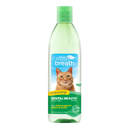 Tropiclean Fresh Breath Dental Solution for Cats 473 ml