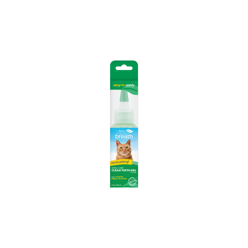 Tropiclean Fresh Breath Clean Teeth Oral Care Gel for Cats 59 ml