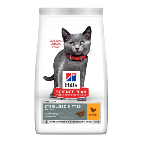 Hills Science Plan Cat Kitten Sterilised with Chicken 1,5 kg