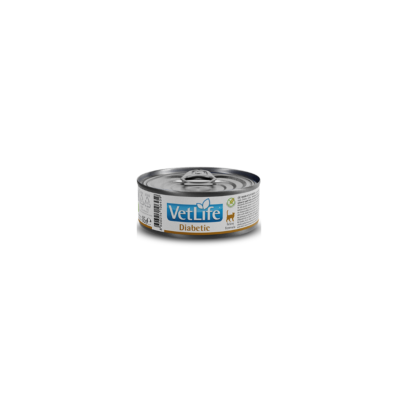 Farmina Vet Life Feline Diabetic | Wet (Lata) 12 X 85 g