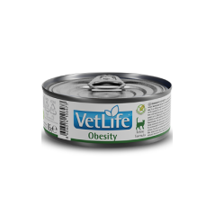 Farmina Vet Life Feline Obesity | Wet (Lata) 12 X 85 g