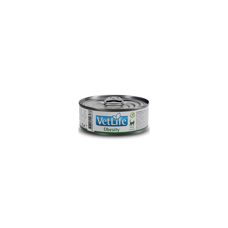 Farmina Vet Life Feline Obesity | Wet (Lata) 12 X 85 g