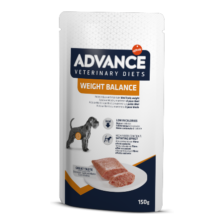 Advance Vet Dog Weight Balance | Wet (Saqueta) 8 X 150 g