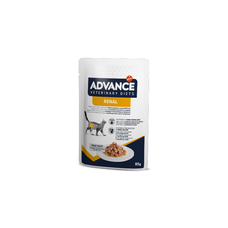 Advance Vet Cat Renal | Wet (Saqueta) Cx c/ 12 saquetas 85 g