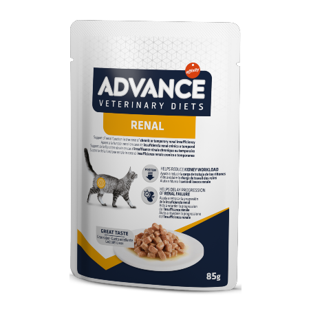 Advance Vet Cat Renal | Wet (Saqueta) Cx c/ 12 saquetas 85 g