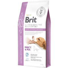 Brit Veterinary Diet Dog Ultra-Hypoallergenic Gluten & Grain-Free | Insect & Pea 12 kg