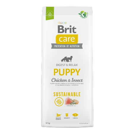 Brit Care Dog Sustainable Puppy | Chicken & Insect 12 kg