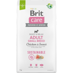 Brit Care Dog Sustainable Adult Small Breed | Chicken & Insect 7 kg