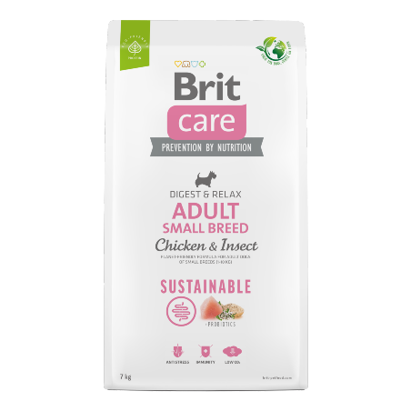 Brit Care Dog Sustainable Adult Small Breed | Chicken & Insect 7 kg