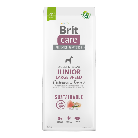 Brit Care Dog Sustainable Junior Large Breed | Chicken & Insect 3 kg