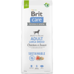 Brit Care Dog Sustainable Adult Large Breed | Chicken & Insect 12 kg