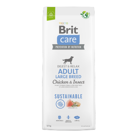 Brit Care Dog Sustainable Adult Large Breed | Chicken & Insect 12 kg