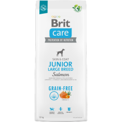 Brit Care Dog Grain-free Junior Large Breed | Salmon 12 kg