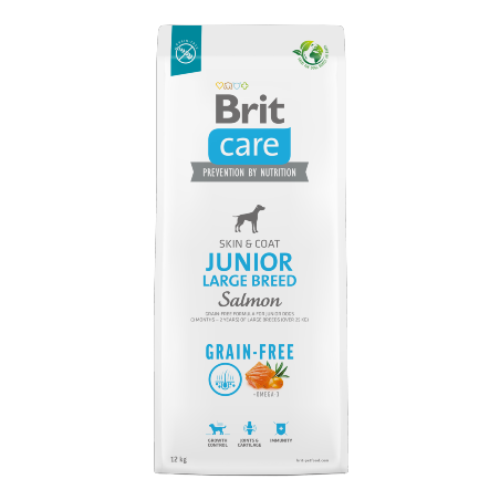 Brit Care Dog Grain-free Junior Large Breed | Salmon 12 kg