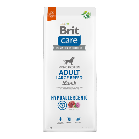 Brit Care Dog  Adult Large Breed Hypoallergenic | Lamb  12 kg