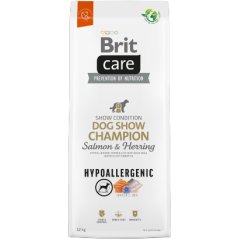 Brit Care Dog Hypoallergenic Dog Show Champion | Salmon & Herring 12 kg