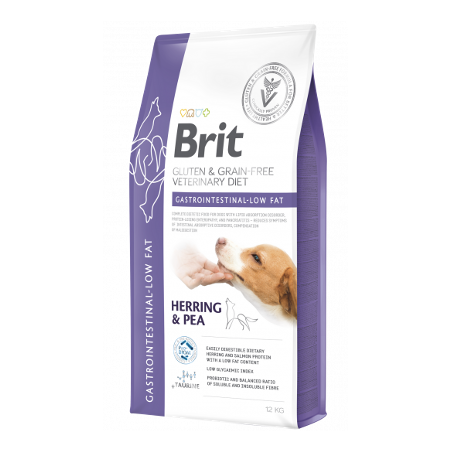 Brit Veterinary Diet Dog Gastrointestinal Low Fat Gluten & Grain-Free | Herring & Pea 400 g