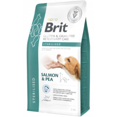 Brit Veterinary Diet Dog Sterilised Gluten & Grain-Free | Salmon & Pea	 12 kg