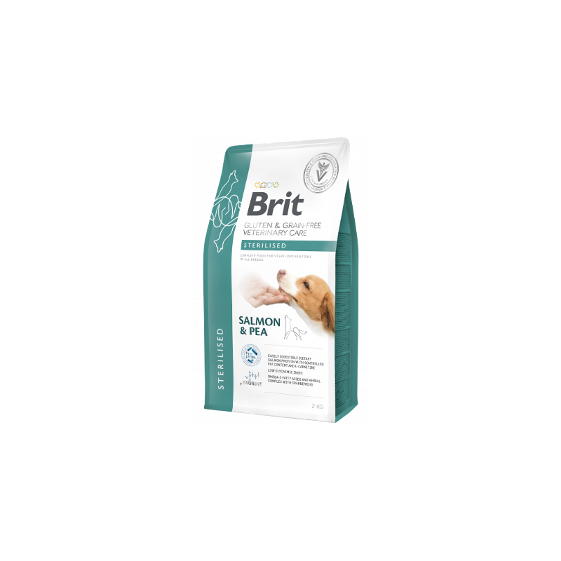 Brit Veterinary Diet Dog Sterilised Gluten & Grain-Free | Salmon & Pea	 12 kg