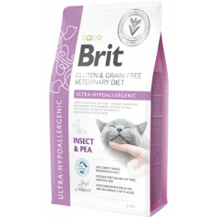 Brit Veterinary Diet Cat Ultra-Hypoallergenic Gluten & Grain-Free | Insect & Pea 2 kg