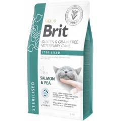 Brit Veterinary Diet Cat Sterilised Gluten & Grain-Free | Salmon & Pea 2 kg