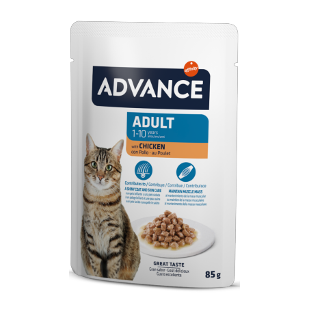 Advance Cat Adult Chicken | Wet (Saqueta) Caixa 12 Saquetas 85g