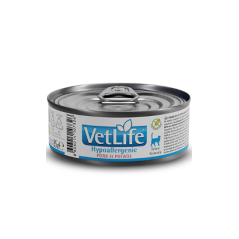 Farmina Vet Life Feline Hypoallergenic Pork & Potato | Wet Lata 12 X 85 g