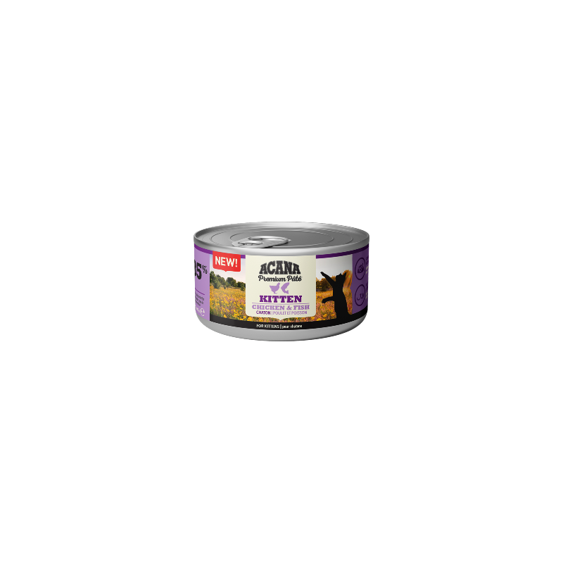 Acana Cat Kitten Premium Pâté Chicken & Fish | Wet (Lata) 6 X 85 g