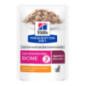 Hills Prescription Diet Feline GI Biome Chicken in Gravy | Wet (Saqueta) Cx c/ 12 saquetas 85g