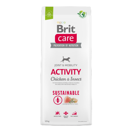 Brit Care Dog Sustainable Activity | Chicken & Insect 12 kg