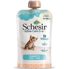 Schesir Kitten Care Creme Atum 0-6 Meses | Wet (Saqueta) 20 X 150 g