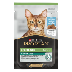 Pro Plan Cat Sterilised with Codfish Terrine | Wet (Saqueta) 26 X 75 g