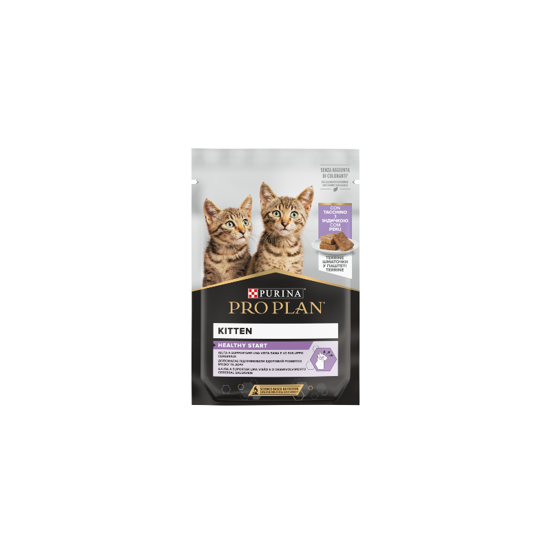 Pro Plan Cat Kitten with Turkey Terrine | Wet (Saqueta) 26 X 75 g