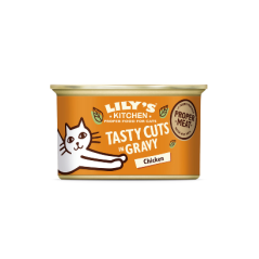 Lilys Kitchen Cat Tasty Cuts Adult Chicken in Gravy | Wet (Lata) 12 X 85 g