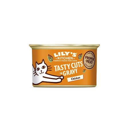 Lilys Kitchen Cat Tasty Cuts Adult Chicken in Gravy | Wet (Lata) 12 X 85 g