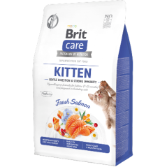 Brit Care Cat Grain Free Kitten Gentle Digestion & Strong Immunity | Salmon 400 g