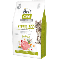 Brit Care Cat Grain Free Sterilized Imunity Support | Fresh Pork 400 g