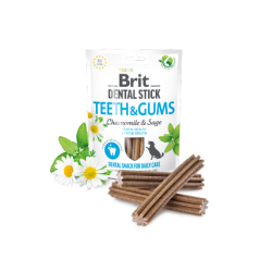 Brit Care Dog Dental Stick Teeth & Gums with Chamomile & Sage 7 sticks