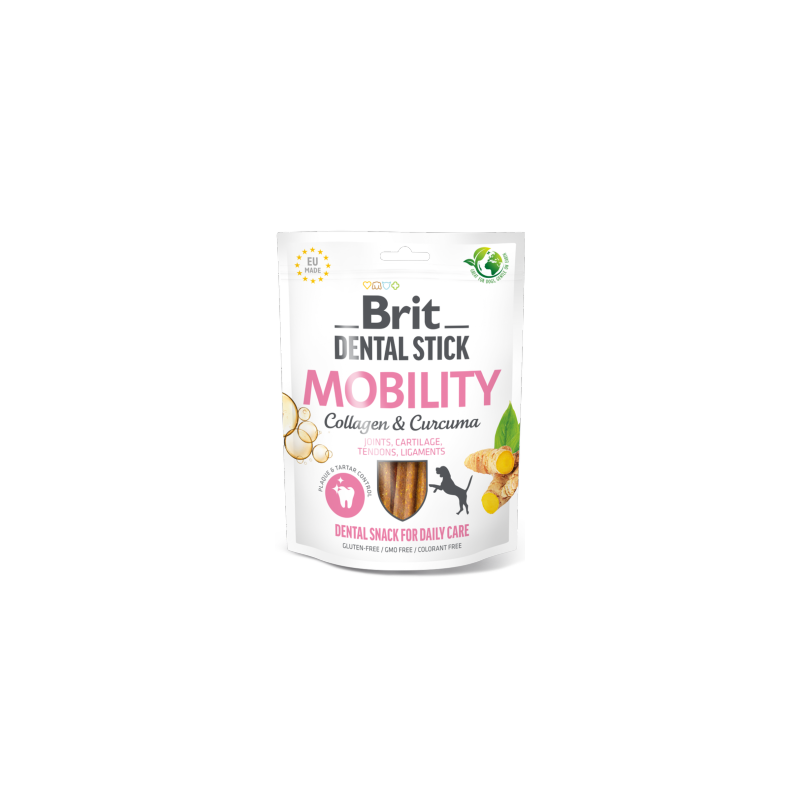 Brit Care Dental Stick Mobility with Collagen & Curcuma 7 sticks