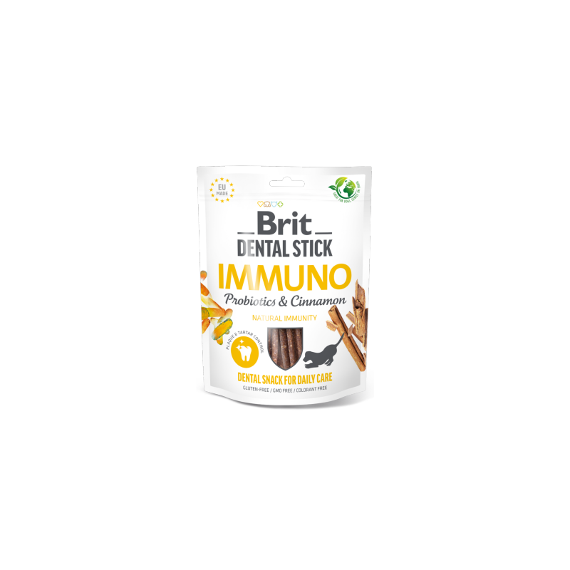 Brit Care Dental Stick with Immuno Probiotics & Cinnamon 7 sticks