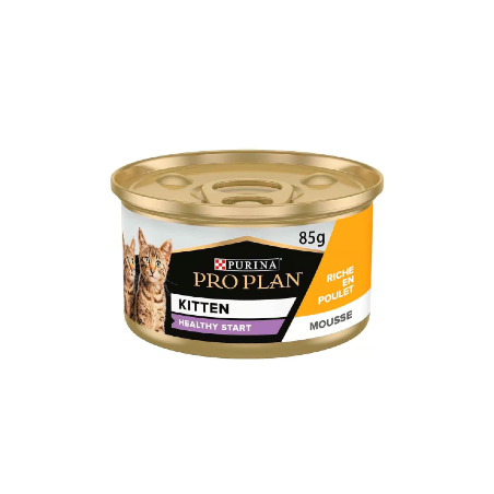 Pro Plan Cat Kitten Mousse With Chicken | Wet (Lata) 24 X 85 g