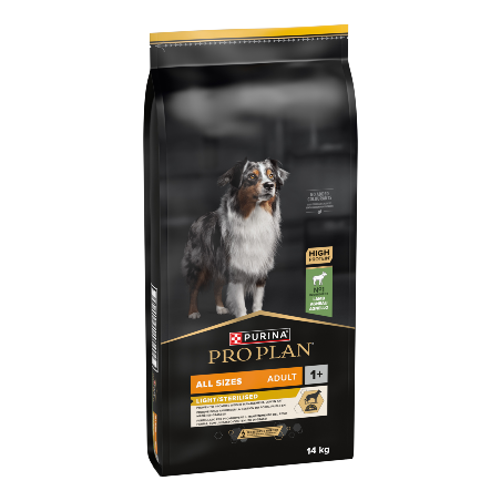 Pro Plan Dog All Size Adult Light / Sterilised Lamb 3 kg