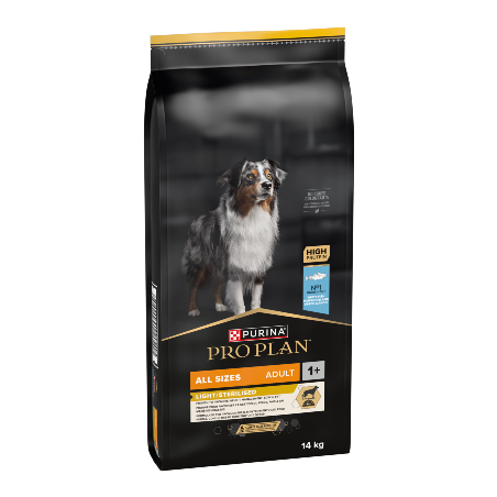 Pro Plan Dog All Size Adult Light / Sterilised White Fish 3 kg