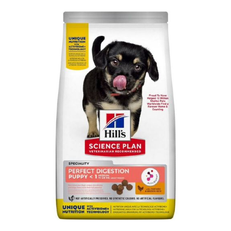 Hills Science Plan Perfect Digestion Medium Puppy with Chicken	 14 kg