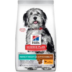 Hills Science Plan Dog Perfect Weight & Active Mobility Medium Adult with Chicken 2,5 kg