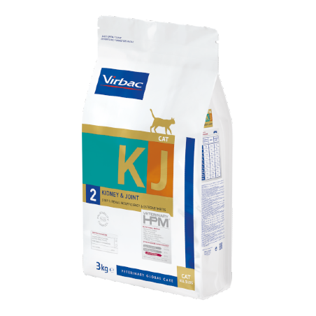 Virbac Veterinary HPM KJ2 Cat Kidney & Joint 3 kg