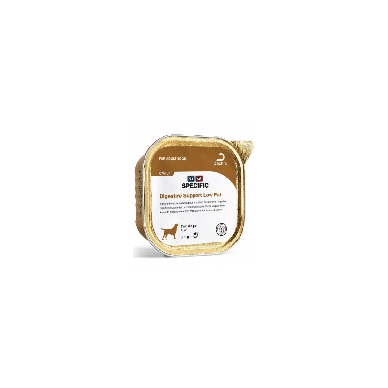 Specific Dog CIW-LF Digestive Support Low Fat | Wet (Terrina) Cx c/ 6 terrinas 300 g